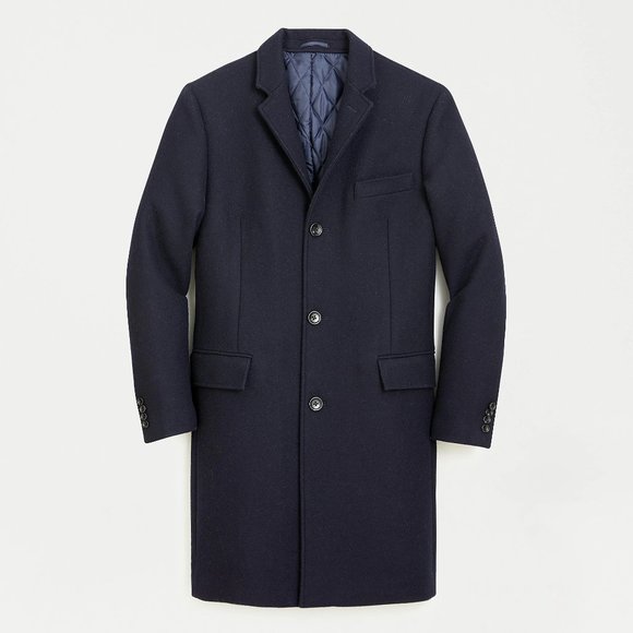 NWT- 36 46 - J.Crew Everyday topcoat with eco-friendly PrimaLoft®